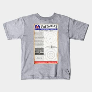 Rusty Vintage Civil Defense Sign - Klaatu Barata Nikto Kids T-Shirt